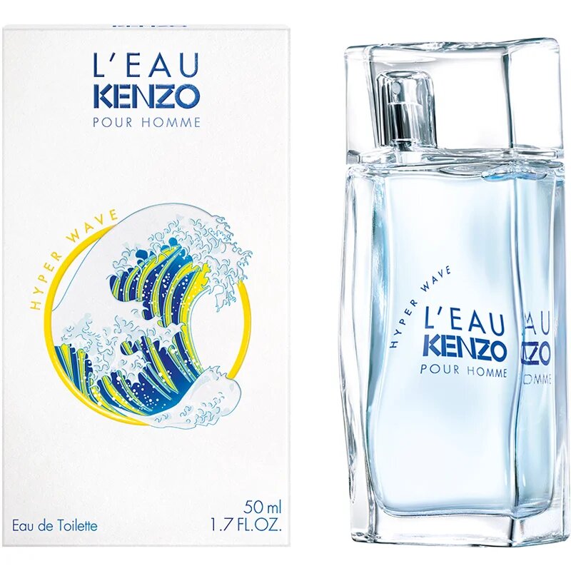 Kenzo L'Eau Hyper Wave Pour Homme тоалетна вода за мъже 50 мл.