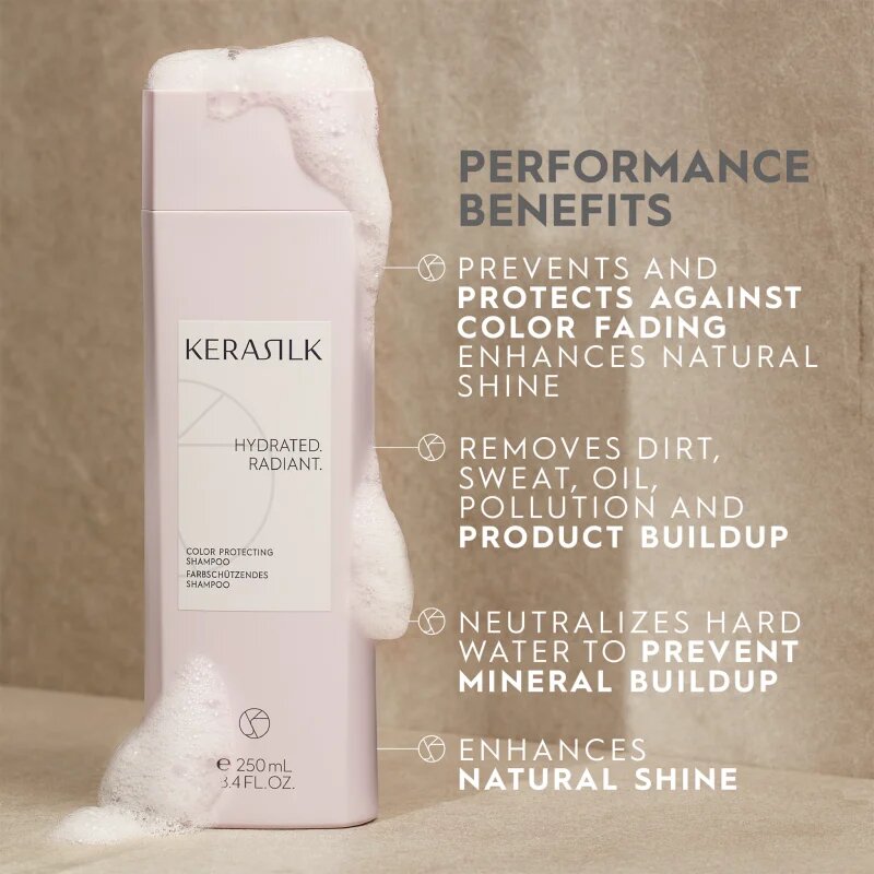 KERASILK Essentials Color Protecting Shampoo шампоан за боядисана химически третирана и изрусявана коса 75 мл.