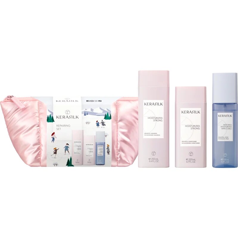 KERASILK Essentials Repairing Set подаръчен комплект за суха и увредена коса