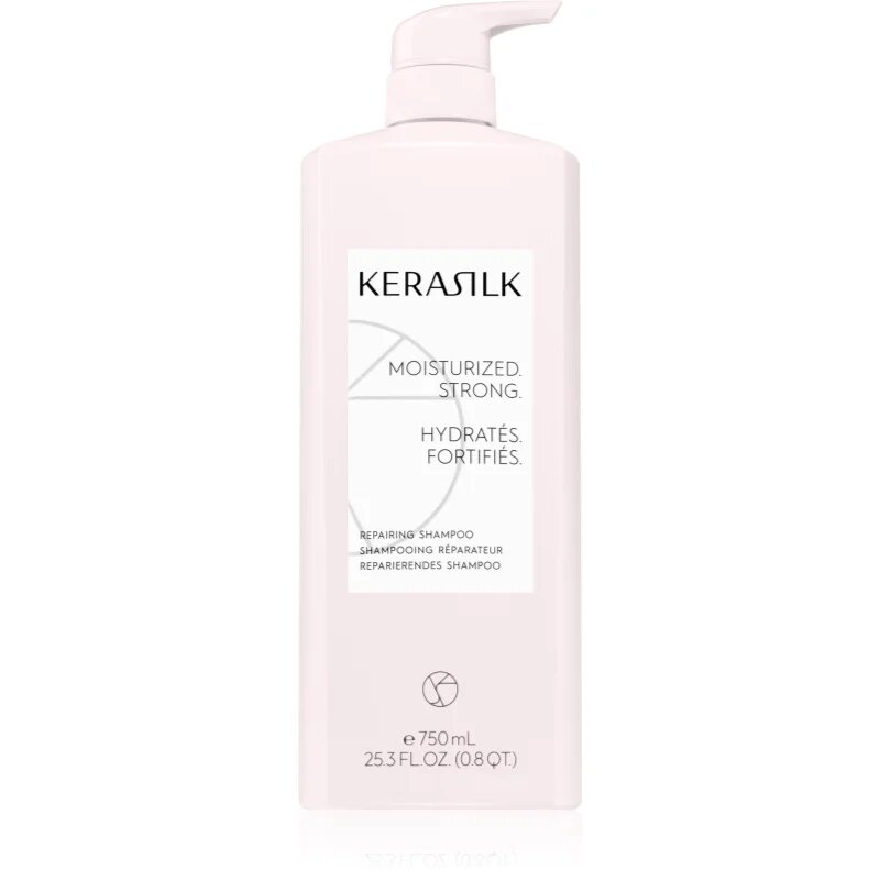 KERASILK Essentials Repairing Shampoo почистващ и подхранващ шампоан за суха и увредена коса 750 мл.
