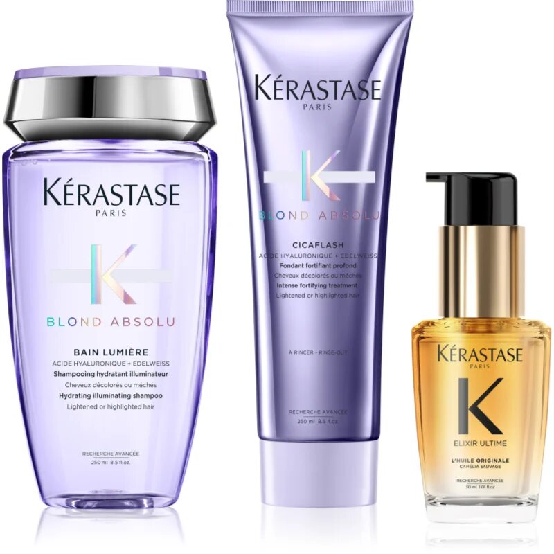 Kérastase Blond Absolu + Elixir Ultime изгодна опаковка за руса коса