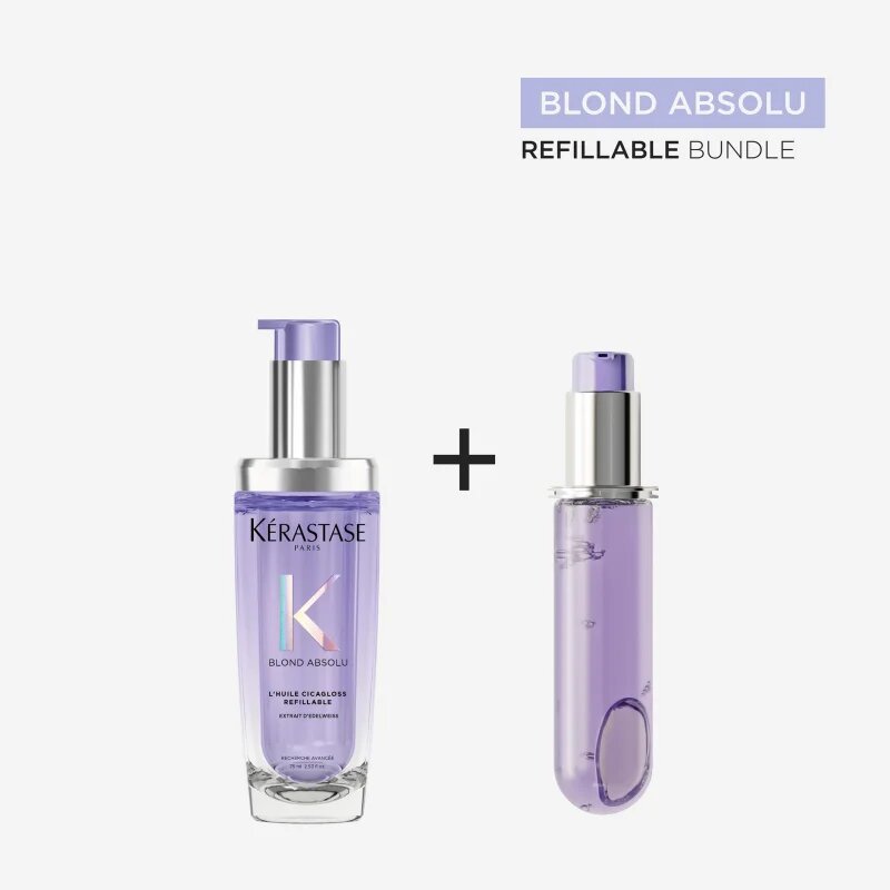 Kérastase Blond Absolu L'huile Cicagloss хидратиращо олио за блонд коса и коса с кичури 75 мл.