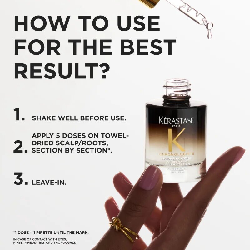 Kérastase Chronologiste Longevity Potion серум за скалп 30 мл.