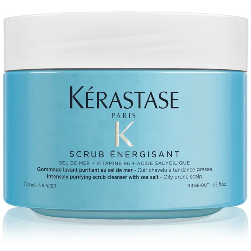 Kérastase Fusio Scrub Énergisant почистващ пилинг за мазна кожа на скалпа 325 гр.