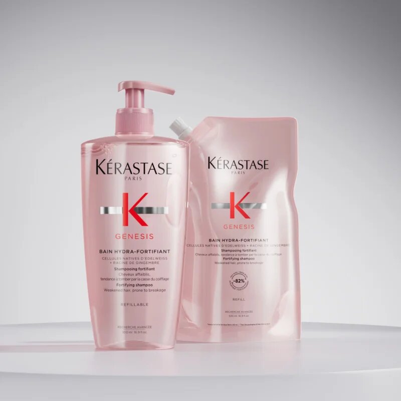 Kérastase Genesis Bain Hydra-Fortifiant подсливащ шампоан за слаба склонна към оредяване коса 500 мл.