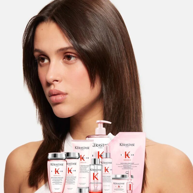 Kérastase Genesis Bain Hydra-Fortifiant подсливащ шампоан за слаба склонна към оредяване коса 500 мл.