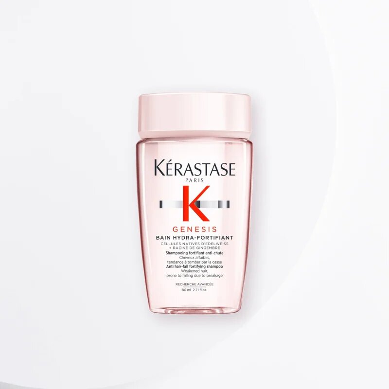 Kérastase Genesis Bain Hydra-Fortifiant подсливащ шампоан за слаба склонна към оредяване коса 80 мл.