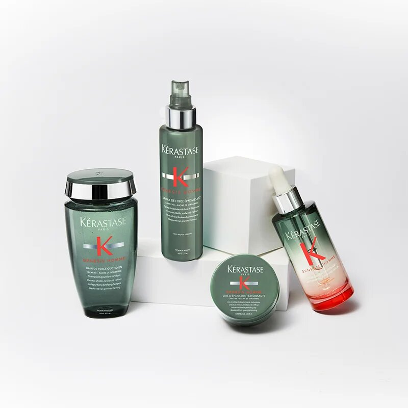 Kérastase Genesis Homme Bain de Force Quotiden почистващ и подхранващ шампоан за тънка коса със склонност към косопад за мъже 250 мл.