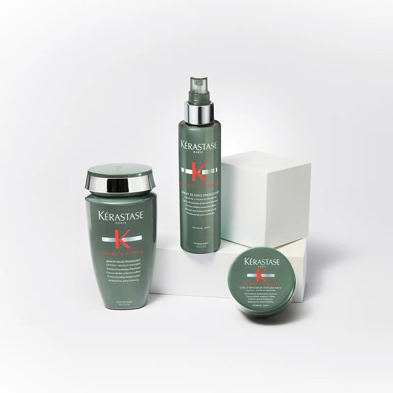 Kérastase Genesis Homme Cire D'Épaisseur Texturisante стилизираща моделираща паста за тънка и изтощена коса за мъже 75 мл.