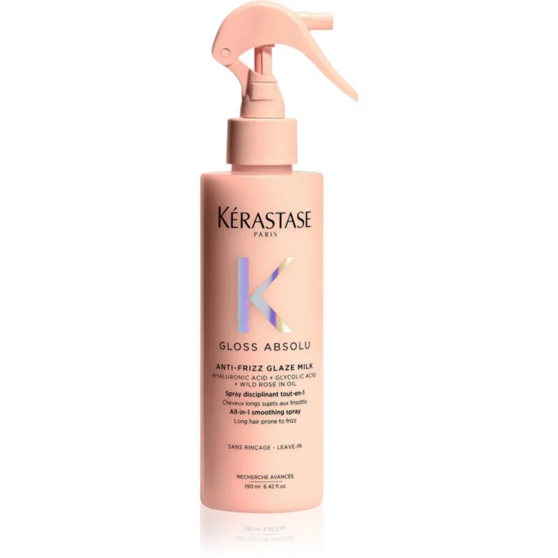 Kérastase Gloss Absolu Anti-Frizz Glaze Milk спрей без отмиване за блясък и мекота на косата 190 мл.