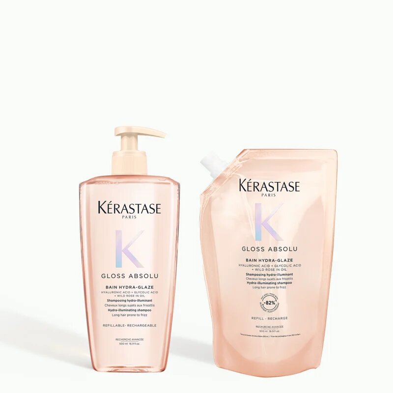 Kérastase Gloss Absolu Bain Hydra-Glaze шампоан за блясък и мекота на косата Refill 500 мл.
