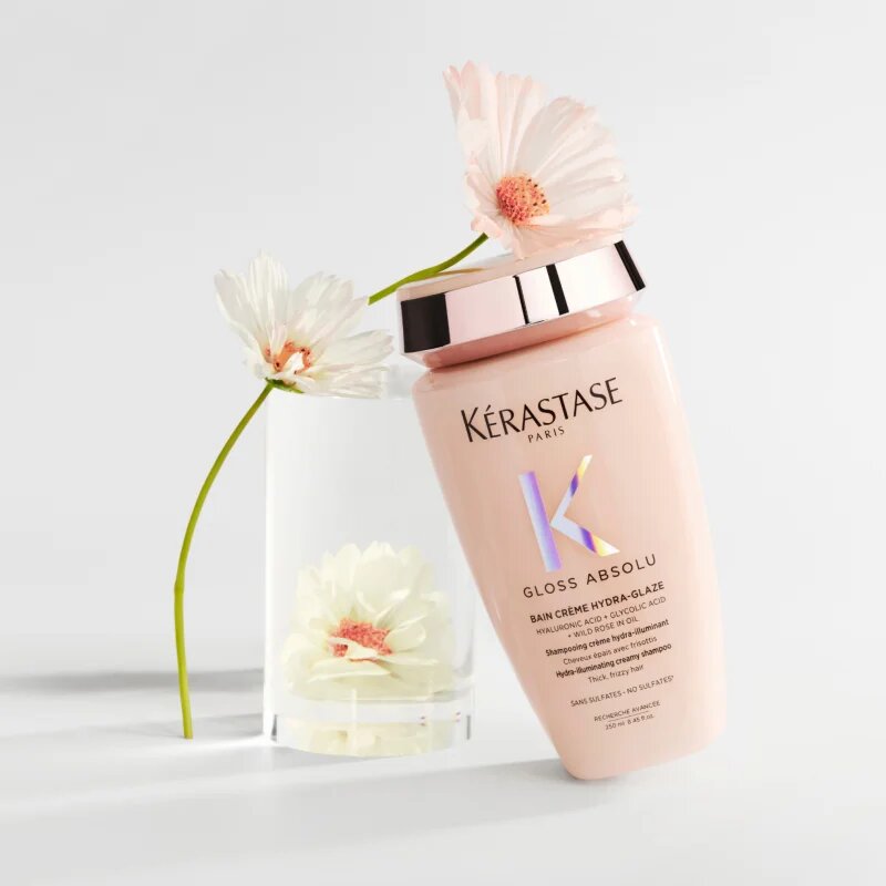 Kérastase Gloss Absolu Créme Bain Hydra-Glaze шампоанена процедура за блясък и мекота на косата 250 мл.
