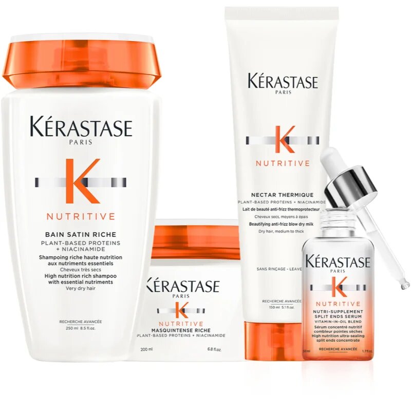 Kérastase Nutritive Nectar Thermique термозащитен крем за изглаждане на непокорна коса 150 мл.