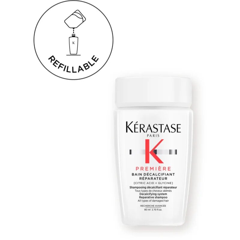 Kérastase Première Bain Décalcifiant Réparateur шампоанена процедура за увредена коса 80 мл.