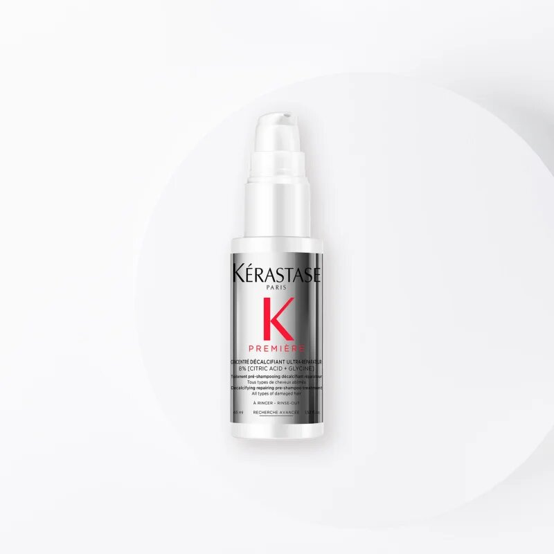 Kérastase Première Concentré Décalcifiant Ultra-Réparateur грижа за използване преди нанасянето на шампоан за увредена коса 45 мл.