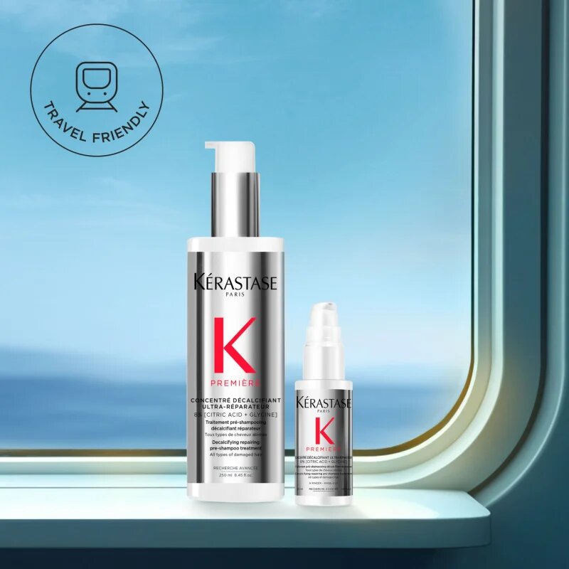 Kérastase Première Concentré Décalcifiant Ultra-Réparateur грижа за използване преди нанасянето на шампоан за увредена коса 45 мл.