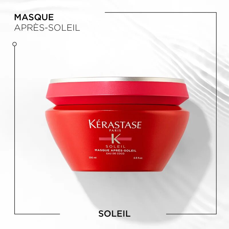 Kérastase Soleil Masque Après-Soleil интензивна маска за коса увредена от слънце хлор и солна вода с UV филтър 200 мл.