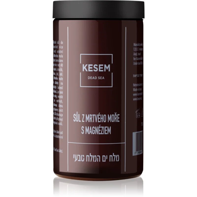 KESEM Dead Sea Salt with Magnesium натурална сол за баня от Мъртво море с магнезий 1 кг