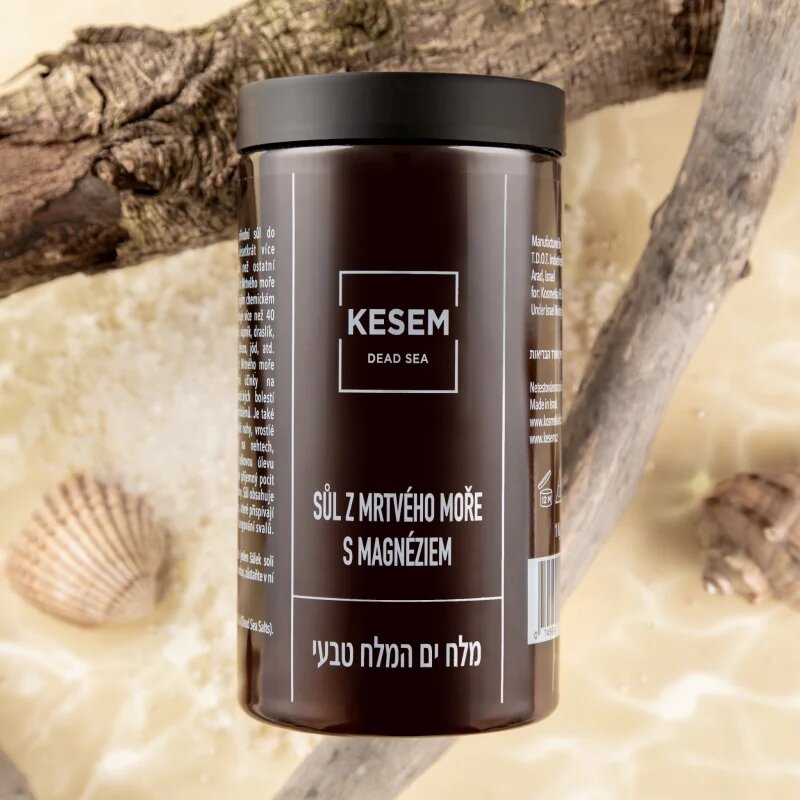 KESEM Dead Sea Salt with Magnesium натурална сол за баня от Мъртво море с магнезий 1 кг