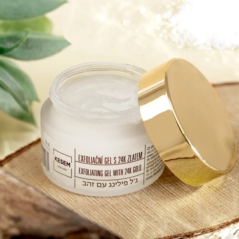 KESEM Exfoliating Gel with 24K Gold ексфолиращ гел с 24 каратово злато 50 мл.