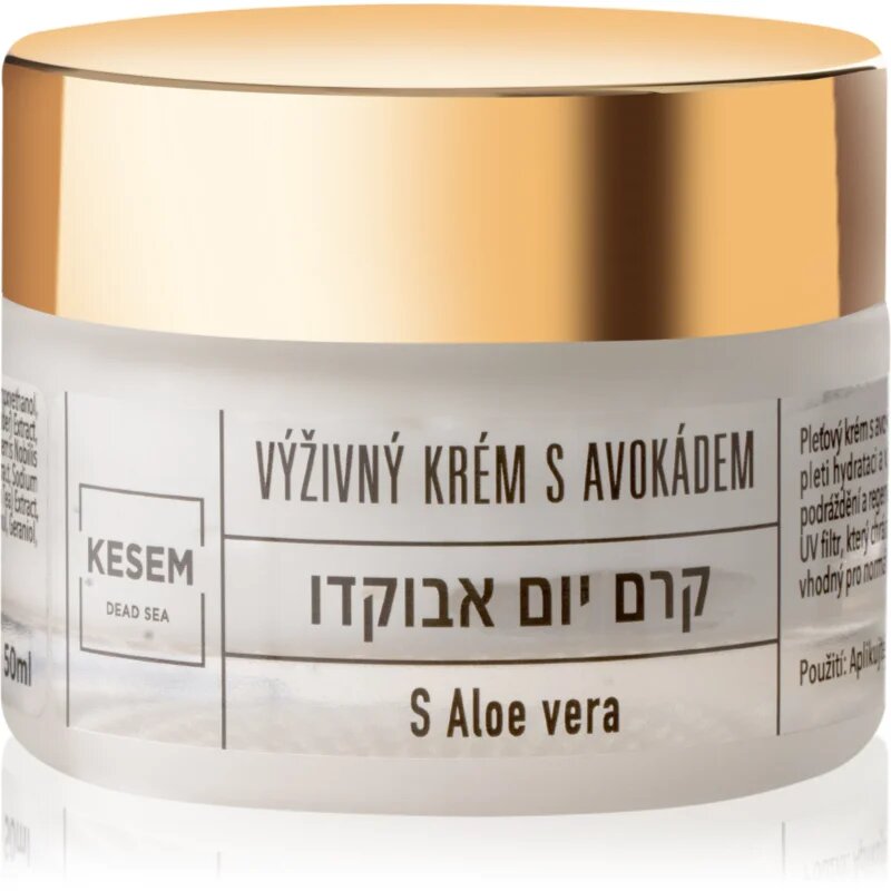 KESEM Nourishing Cream with Avocado and Aloe Vera подхранващ крем за лице с авокадо и алое вера 50 мл.