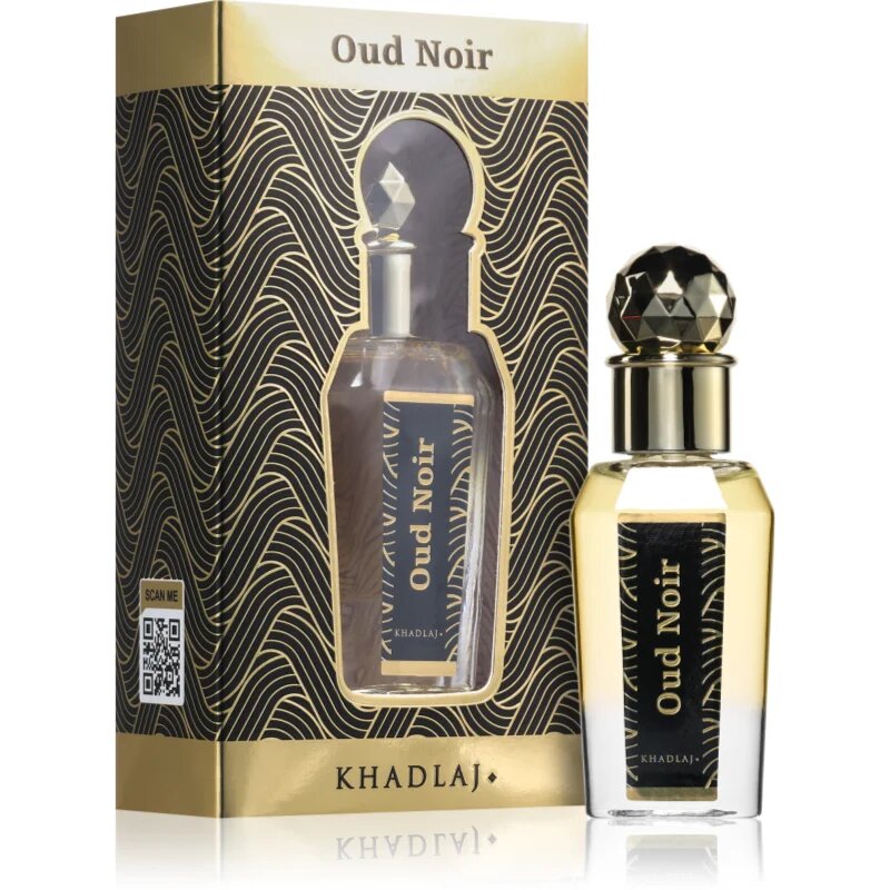 Khadlaj Oud Noir парфюмирано масло унисекс 15 мл.