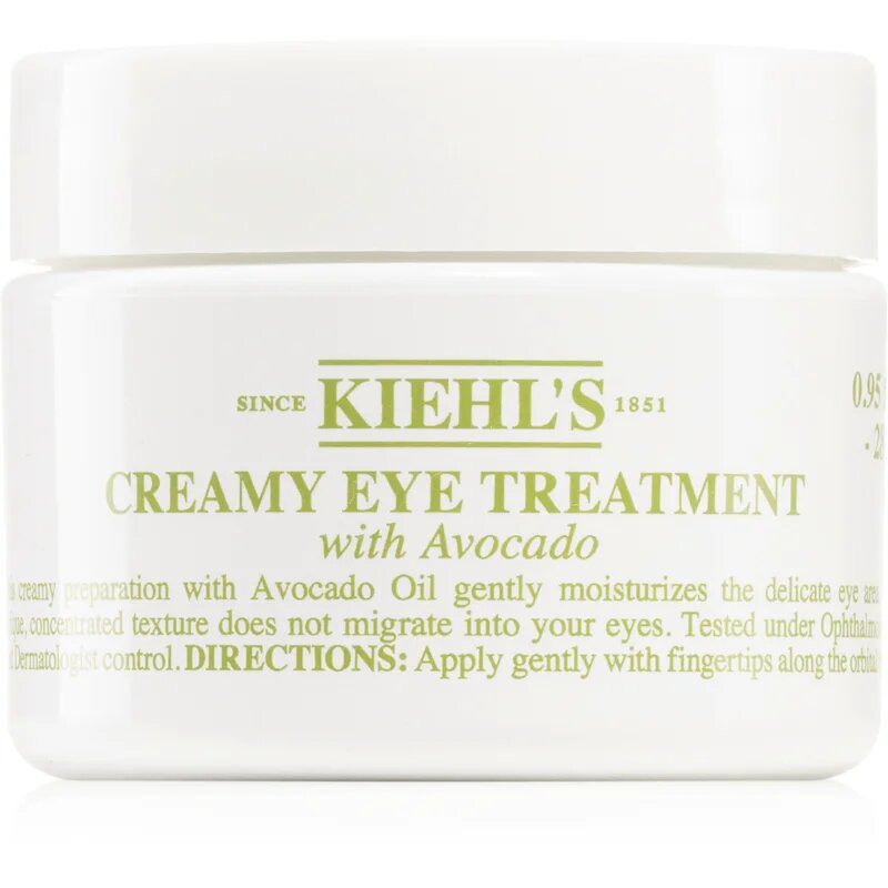 Kiehl's Avocado Creamy Eye Treatment интензивна хидратираща грижа за околоочната зона с авокадо 28 мл.