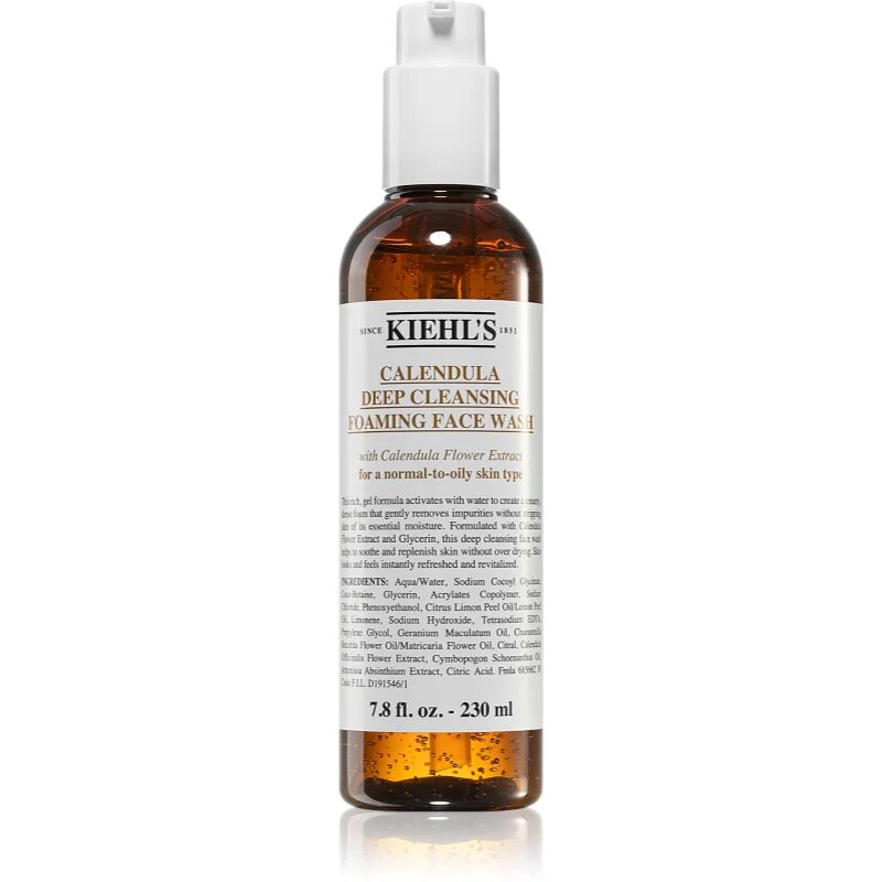 Kiehl's Calendula Deep Cleansing Foaming Face Wash гел за лице за дълбоко почистване 230 мл.
