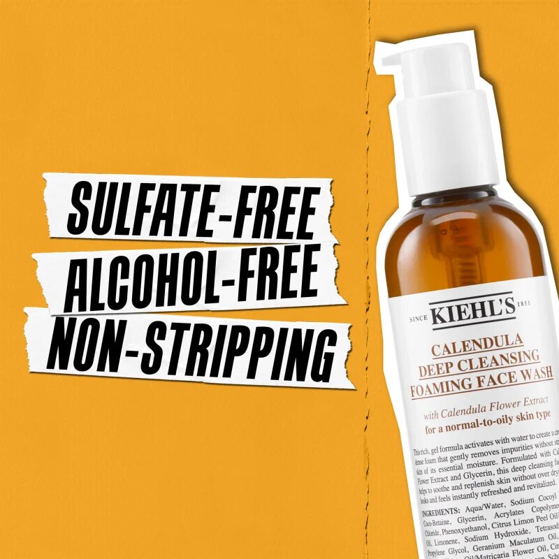 Kiehl's Calendula Deep Cleansing Foaming Face Wash гел за лице за дълбоко почистване 230 мл.