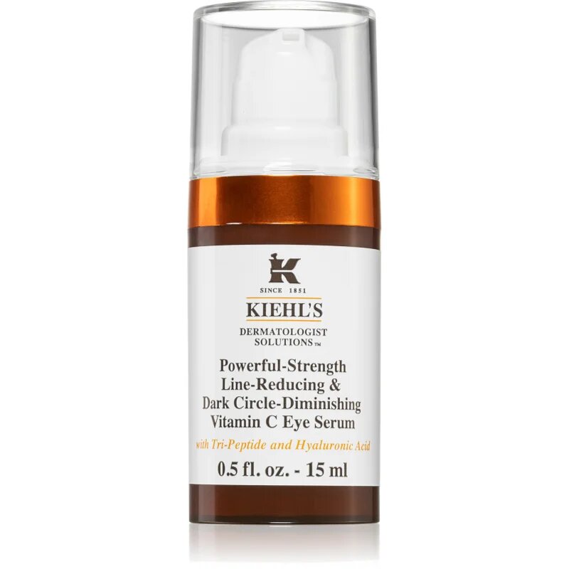 Kiehl's Dermatologist Solutions Powerful-Strength Line-Reducing & Dark Circle-Diminishing Vitamin C очен серум за всички видове кожа включително и чу