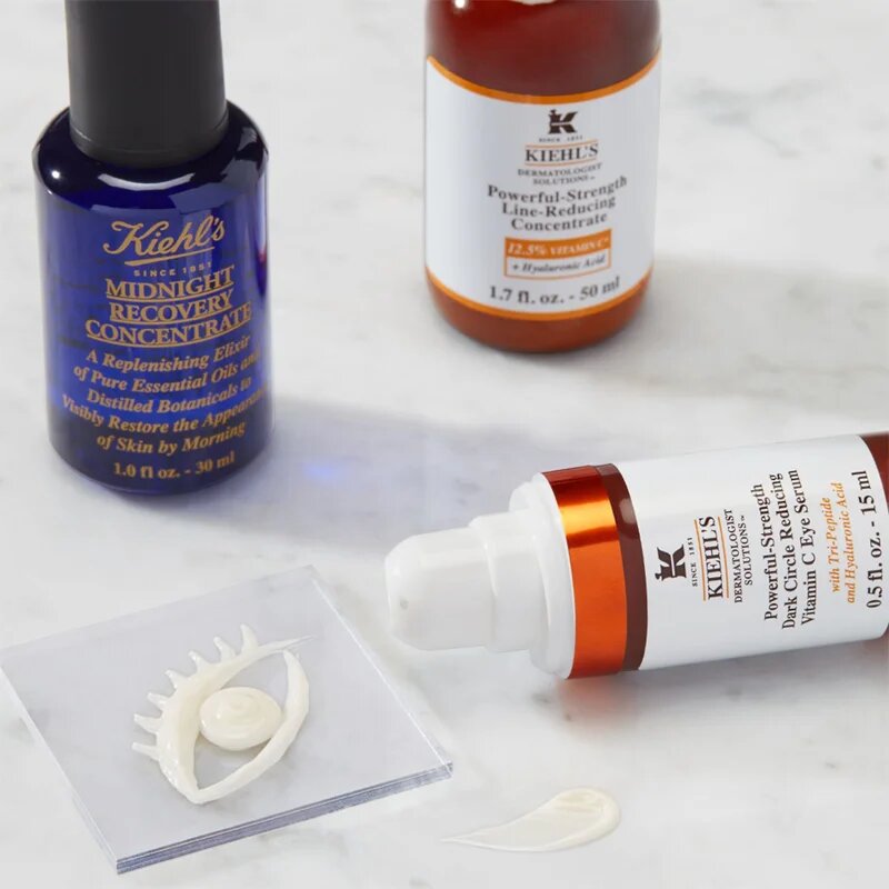 Kiehl's Dermatologist Solutions Powerful-Strength Line-Reducing & Dark Circle-Diminishing Vitamin C очен серум за всички видове кожа включително и чу
