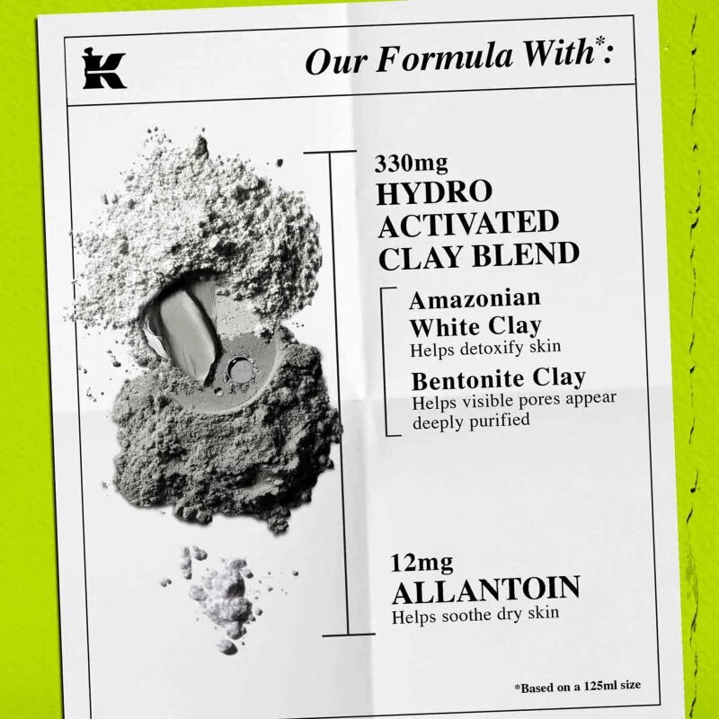 Kiehl's Rare Earth Deep Pore Cleansing Mask дълбоко почистваща маска с глина 125 мл.
