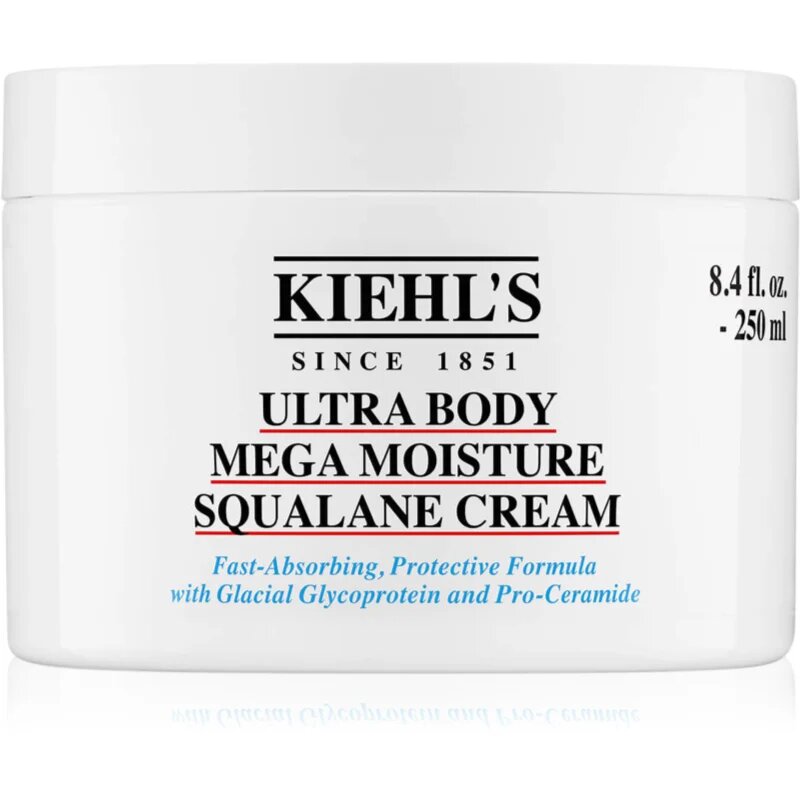 Kiehl's Ultra Body Mega Moisture Squalane Cream хидратиращ лосион за тяло за жени 250 мл.