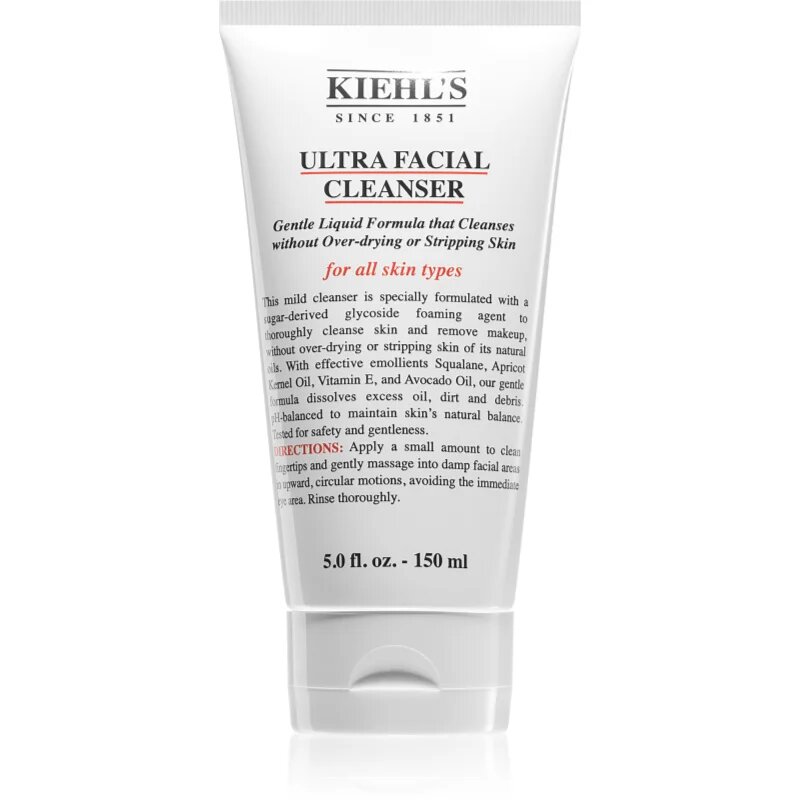 Kiehl's Ultra Facial Cleanser лек почистващ гел за всички типове кожа на лицето 150 мл.