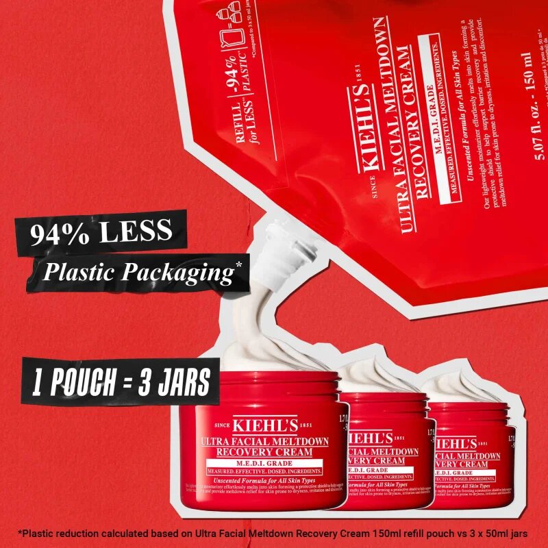 Kiehl's Ultra Facial Meltdown Recovery Cream лек регенериращ крем 150 мл.