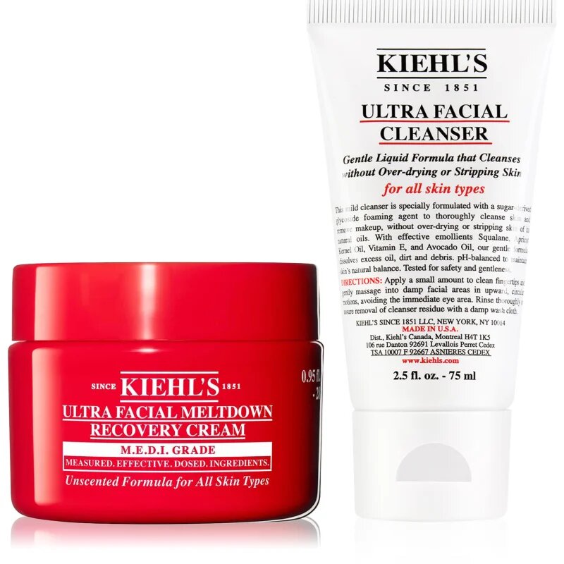 Kiehl's Ultra Facial Recovery Hydration Ritual комплект