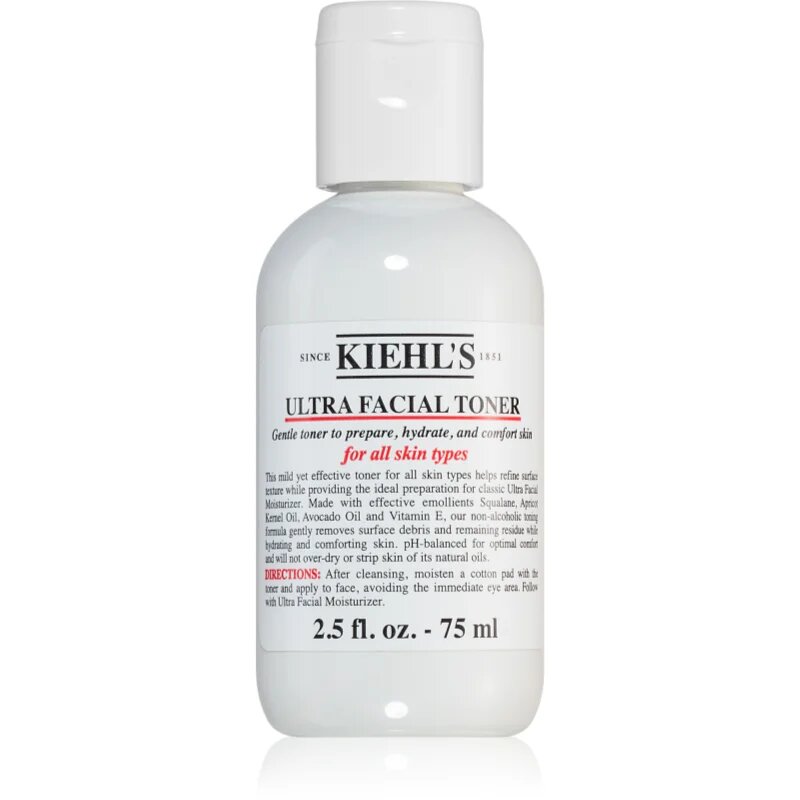 Kiehl's Ultra Facial Toner нежен тоник за лице за всички типове кожа на лицето 75 мл.