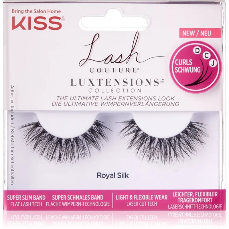 KISS Lash Couture LuXtensions изкуствени мигли Royal Satin 1 чифт