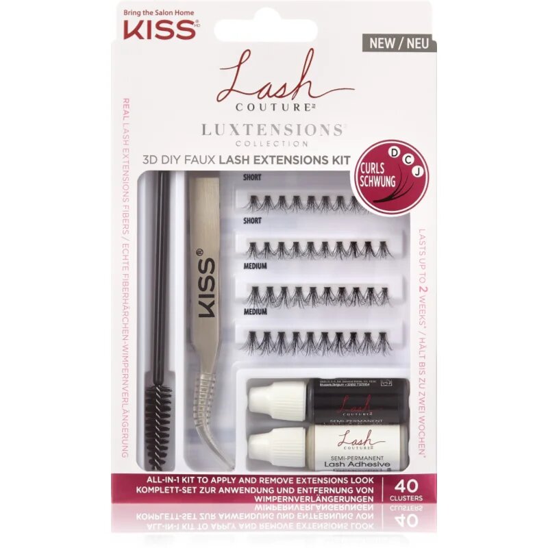 KISS Lash Couture LuXtensions комплект аксесоари за поставяне на изкуствени мигли 40 бр.