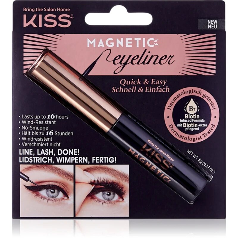 KISS Magnetic Eyeliner Магнитна очна линия с гел 5 гр.