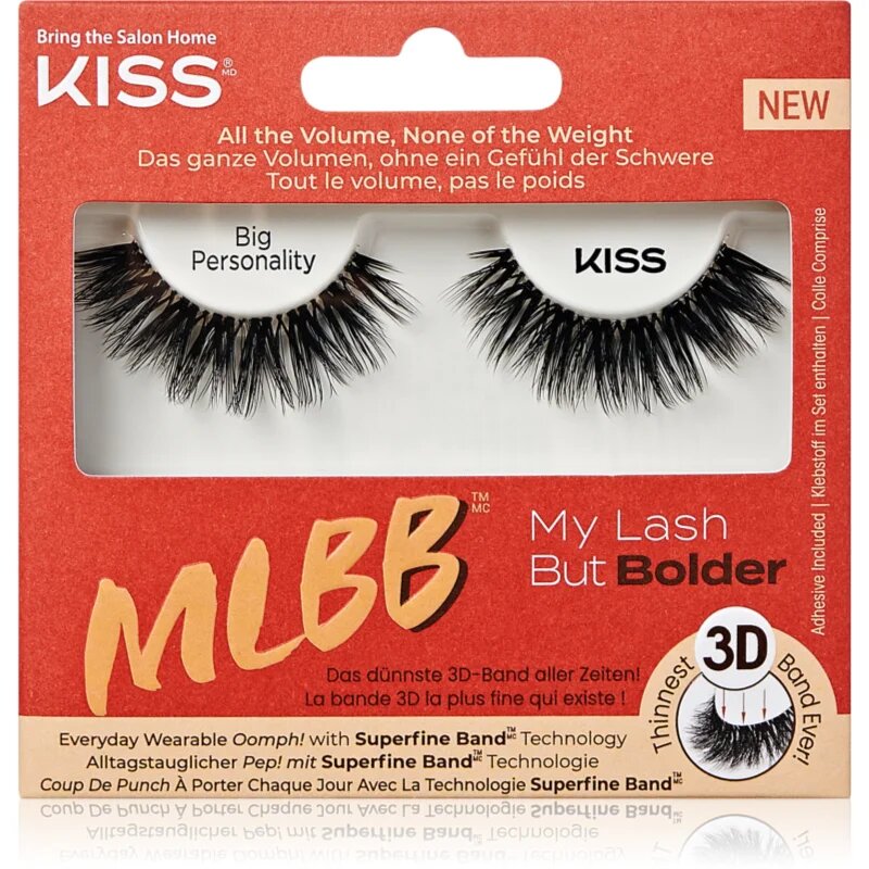 KISS My Lash But Bolder изкуствени мигли Big Personality 1 чифт