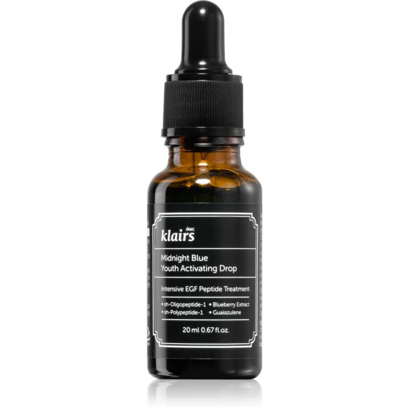 Klairs Midnight Blue Youth Activating Drop активиращ серум за подмладяване на кожата на лицето 20 мл.