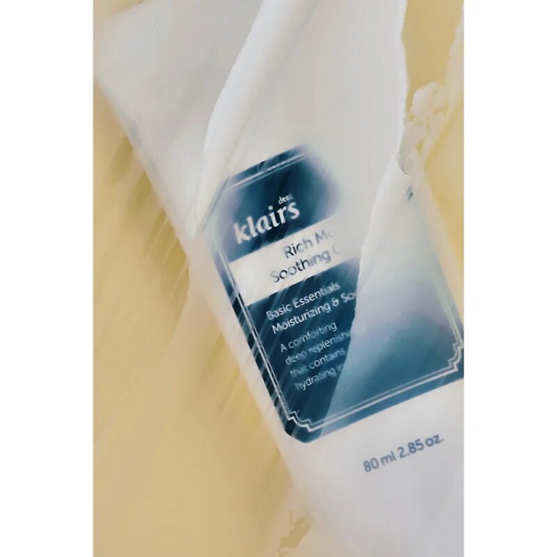 Klairs Rich Moist Soothing Cream интензивен хидратиращ и омекотяващ крем 80 мл.
