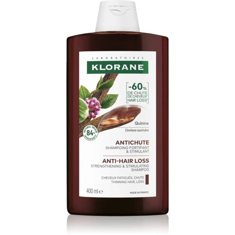 Klorane Quinine Anti-Hair Loss Shampoo подсилващ шампоан против косопад 400 мл.