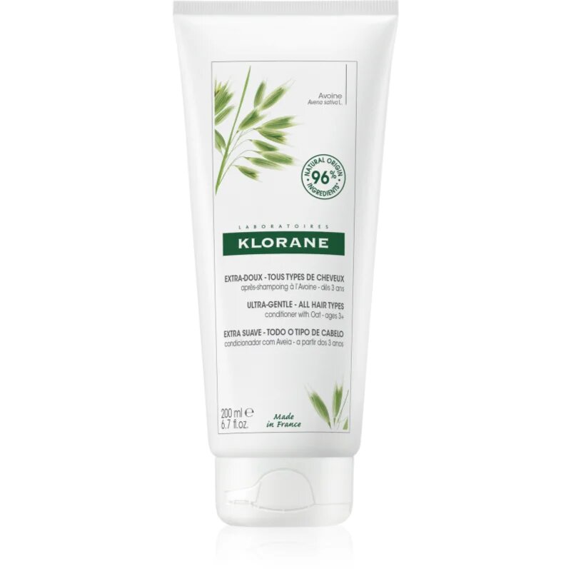 Klorane ULTRA-GENTLE Conditioner with Oat Балсам за по-лесно разресване на косата 200 мл.
