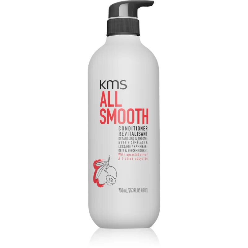 KMS All Smooth Conditioner изглаждащ балсам за силна груба и суха коса 750 мл.