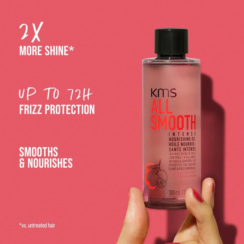 KMS All Smooth Intense nourishing Oil интензивно подхранващо масло против цъфтене 100 мл.