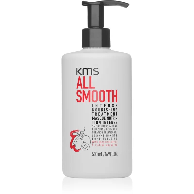 KMS All Smooth Intense nourishing treatment интензивна подхранваща маска за гладка на вид коса 500 мл.