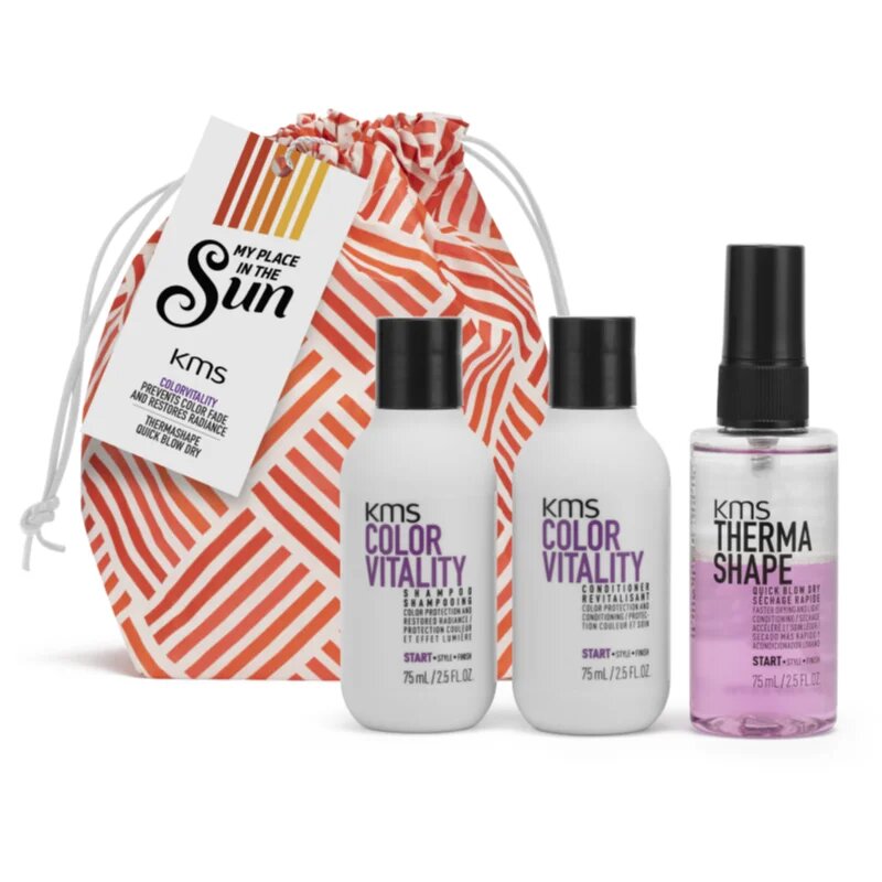 KMS Color Vitality Travel Pack комплект за пътуване за топлинно третиране на косата