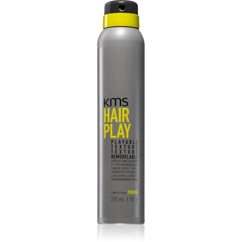 KMS Hair Play Playable Texture лак за коса за дълготрайно фиксиране 200 мл.